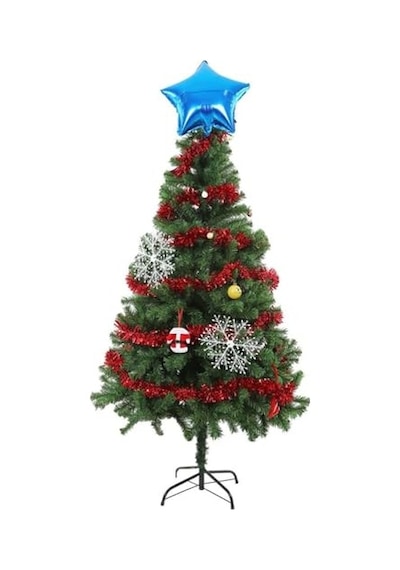 Yenigeldi 1 Adet 1.7 Metre Kırmızı Kalın Yılbaşı Püskül Süsü Tinsel Garland,süs T77, Kırmızı Genel