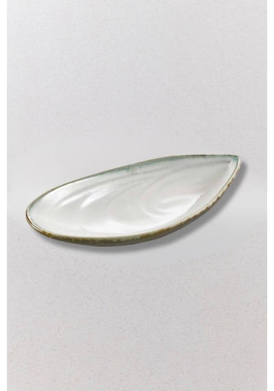 Pasabahce Mussel Seramik Servis Tabağı 19 Cm - 1 Adet Cok Renkli