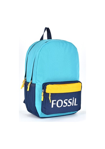 Fossil Unisex Çok Gözlü Günlük Seyahat Okul Sırt Çantası Turkuaz 9504