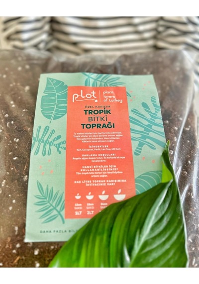 Plot Özel Karışım Tropik Bitki Toprağı/içmekan Bitkisi Ve Çiçek Toprağı / 5 Lt / 10 Lt / 15/25 Lt 25 Lt 0