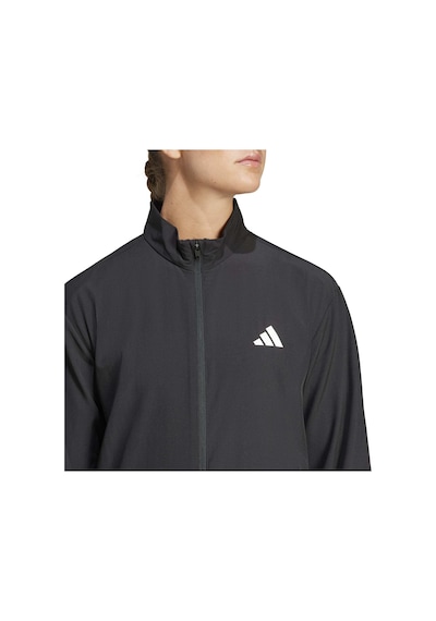 Black/whıte Adidas Kadın Koşu - Yürüyüş Eşofman Üstü We 3s Woven Jkt Jd6539 Siyah