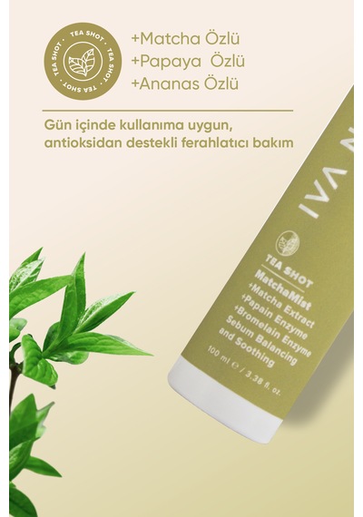 İva Natura Matcha Özlü Tonik Sprey Destekli Ferahlatıcı & Dengeleyici Bakım 100 Ml