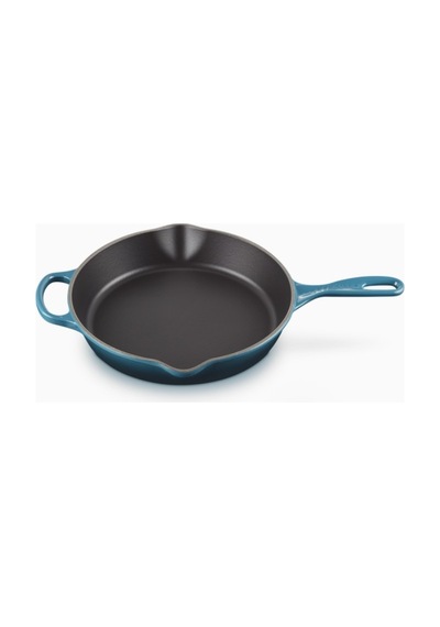 Le Creuset Profesyonel Servis Yüksek Döküm Tava 26 Cm Koyu Turkuaz