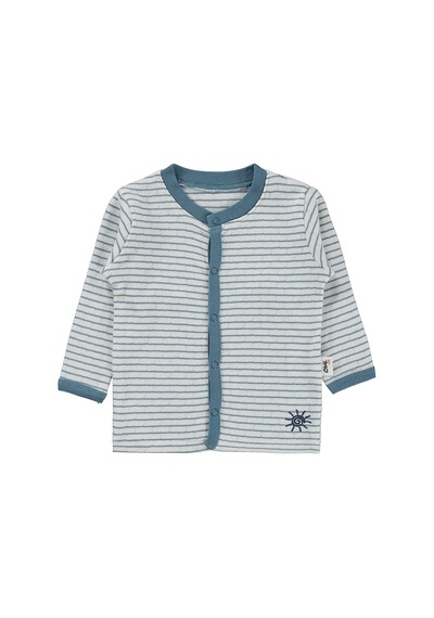 Civil Baby Çizgili 1-9 Ay Pijama Takımı - Ekru