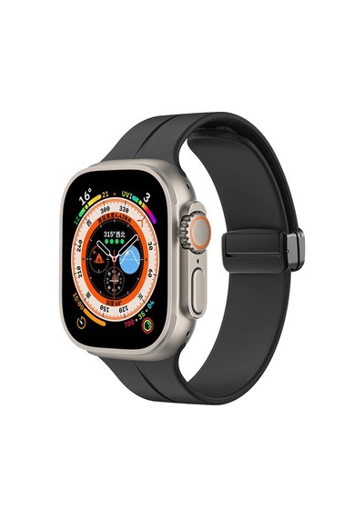 Kilifone -  Apple Uyumlu  Watch  Ultra 49mm - Kordon Silikon Kordon Krd-84