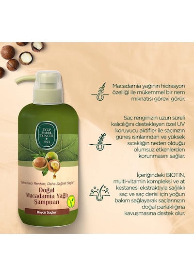 Macadamia Yağlı Şampuan 7 Al 6 Öde Ve Rosie Hediye Tüm Saçlar