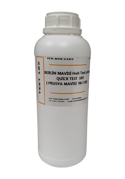 Berlin Mavisi Hızlı Test Çözeltisi Prusya Mavisi -1000 Ml
