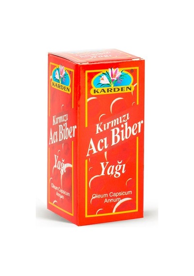 Karden Kırmızı Acı Biber Yağı 50 ML