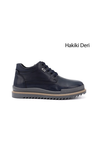 Gönderi(R) Gönderi R Kadın Lacivert Antik Fermuarlı Hakiki Deri Bot Dkmb71205203 Lacivert