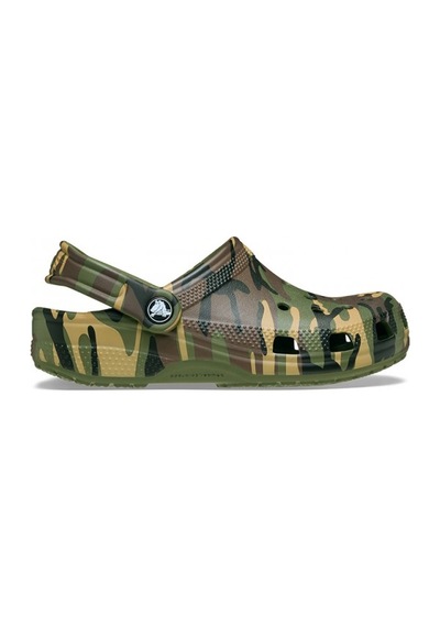 Crocs Classic Camouflage Clog K Erkek Çocuk Terlik Haki
