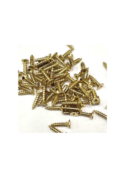 Sarı 1000 Adet Klips Vidası 2,3x9,5 Mm Yhb, İthal - Konik Başlı Kutu Ayak, Askı, Mini Vida 9,5 Mm