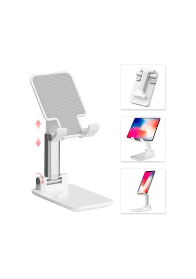 Masaüstü Katlanabilir Tablet ve Telefon Tutucu 2 Kademeli Stand