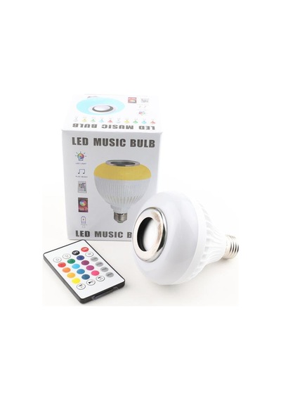 Powerlux Uzaktan Kumandalı Bluetooth Hoparlör Rgb LED Ampul