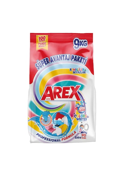 Arex Matik Toz Deterjanı Color&white 9 KG Arex Matik Toz Deterjanı Color&white 9 KG