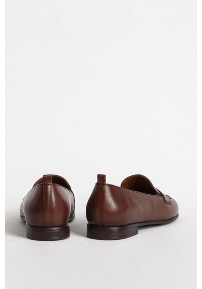Dericlub Kadın Gerçek Deri Loafer Br 04037 Taba