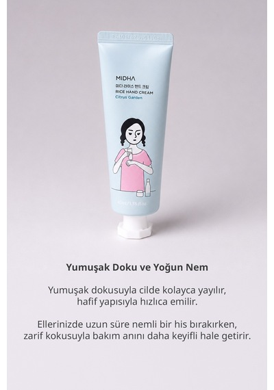 Midha Rice Hand Cream Citrus Garden