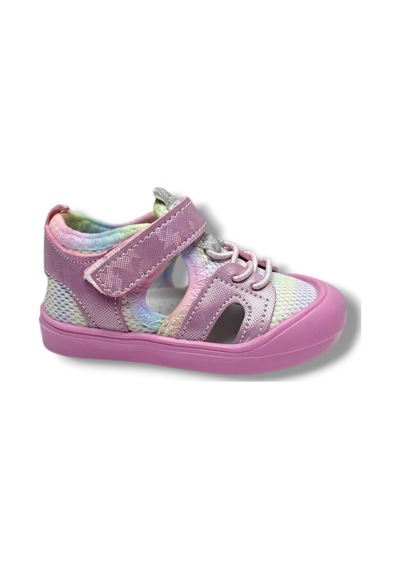 Arzen Bebe 232-26 Anatomik Simli Cırtlı Kız Çocuk Sandalet 19-23 Pembe