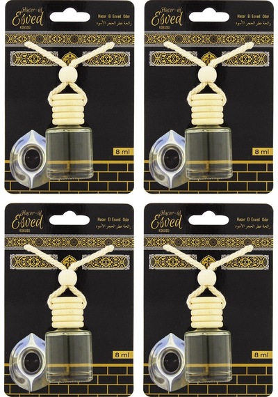 Hacerül Esved Kokusu 8 ML Araba Kokusu Cam Şişe 4 Adet