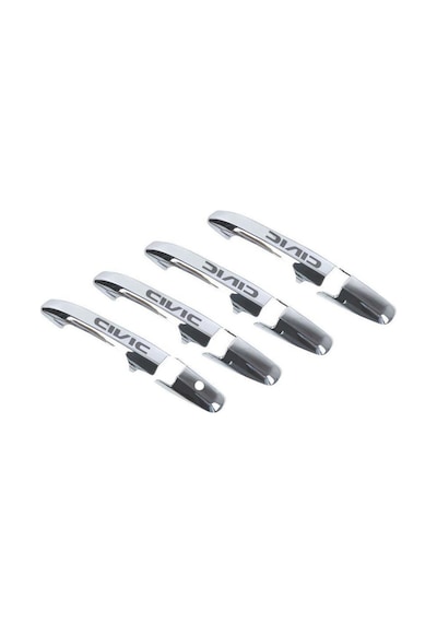 Honda Civic Krom Kapı Kolu Tk 2006-2011 4 Kapı Paslanmaz Çelik Yazılı