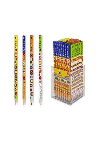 Nazar Boncuğu Yuvarlak Kurşun Kalem 12 Li Paket 2061130205 Çok Renkli