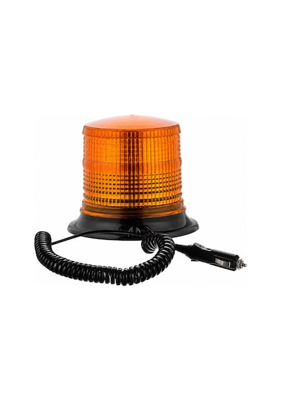 Sarı Flashlı Tepe Lamba Büyük Boy Mıknatıslı Çakmaklık Uçlu 12v/24v