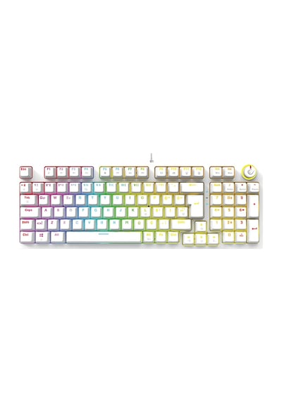 Rampage Enigma USB RGB Kırmızı Switch 1800 Kompakt Mekanik Klavye Rampage Enigma USB RGB Kırmızı Switch 1800 Kompakt Mekanik Klavye