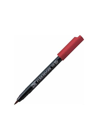 Zig Fudebiyori Fırça Uçlu Kalem Brush Pen 260 Deep Red
