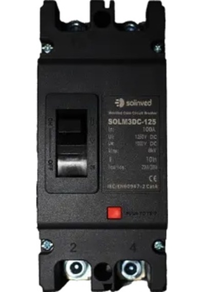 Solinved 100a 1000v 2 Kutuplu Dc Şalter - Solm3dc-100
