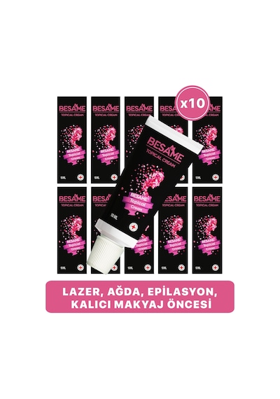 Besame Topikal Anestezi Krem 10 x 10 ML Besame Topikal Anestezi Krem 10 x 10 ML