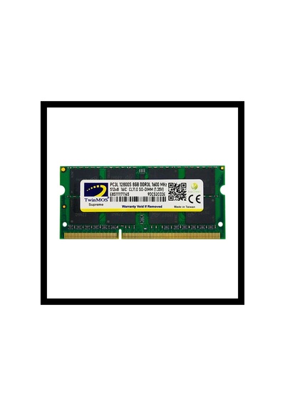 Twinmos Mdd3l8gb1600n, 8gb, Ddr3, 1600mhz, 1.35v Notebook Ram
