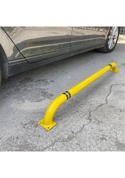 Şerit Ayırıcı Bariyer , Oto Park Araç Stoperi, Otopark Demiri Sarı 140 X 60 Mm