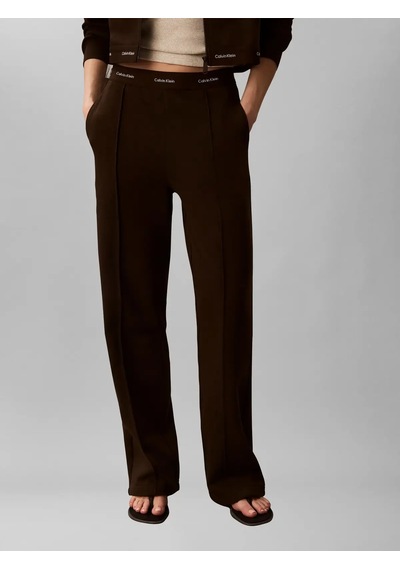 Calvin Klein Terry Logo Waıstband, To2 Kahverengi Kadın Eşofman Altı