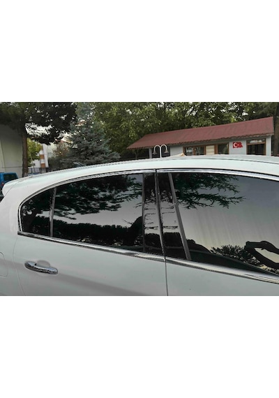 Fiat Egea Kapı Direği Parlak Siyah Kaplama Piano Black Set