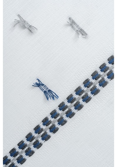 Cotton Box Lalin Masa Örtüsü Azzurro Lacivert 160x240