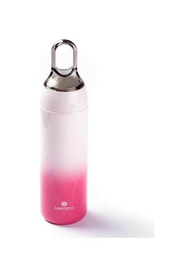 Tantitoni Pembe Çift Katmanlı Paslanmaz Çelik Termos 380ml