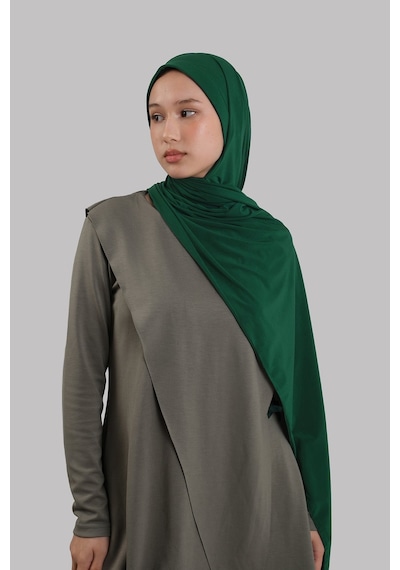 Hürrem Bone Zümrüt Pratik Hazır Geçmeli Şal Sandy Önü Süngerli 2414 37