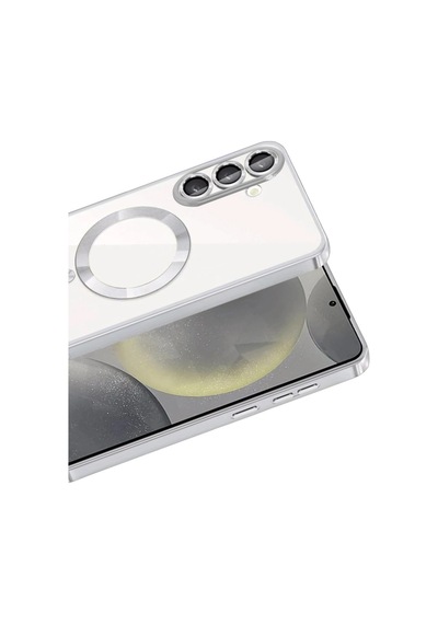 Samsung Galaxy A57 5g Kross Magneticsafe Kapak - Gümüş 0.2M-Çok Renkli