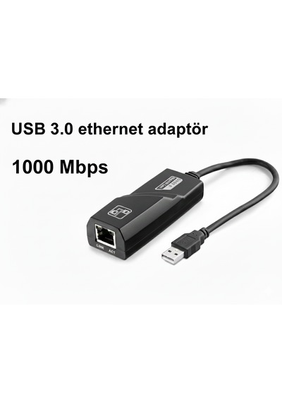 Ethernet Card Usb 3.0 1000mbps Siyah Hdx5274 Emr 1 Adet