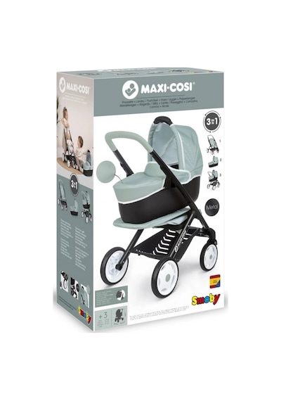 Mey İthalat Smoby Maxi-cosi 3'ü 1 Arada Oyuncak Bebek Arabası 253120