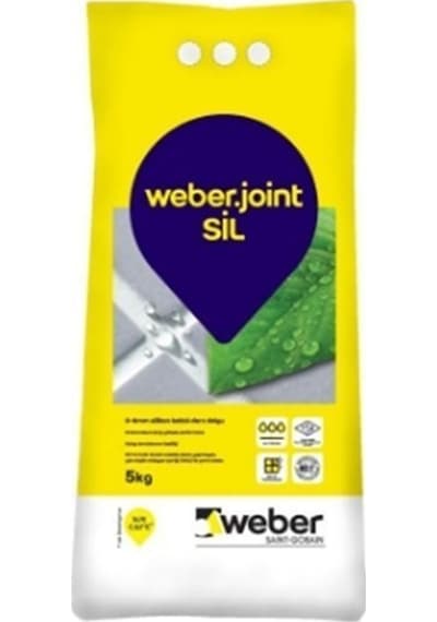 Weber Joint Silikonlu Derz Dolgusu Sis Gri 5  KG