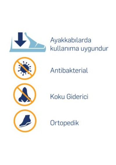Aurafix Ortopedik Tabanlık İçe Basma Ayak Ağrısı-jel Topuk-terletmez Kumaş-günlük Kullanım