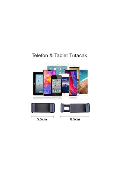 Smaylıng 10 İnç Üst Çekim Ring Light Işıklı Masaüstü Çekim Standı Telefon & Tablet Tutucu 3 Işık Modu Ayarlanabilir Yükseklik