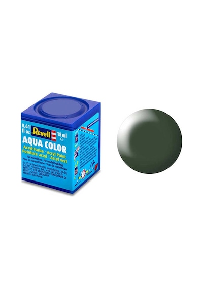 Mey İthalat 363 - Aqua Color Dark Green - Silk Boya - 18 Ml Koyu Yeşil