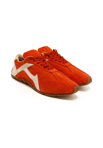 Sneaker Günlük Kadın Rc-25y-187-mıu1005 John May Oranj Süet-bej Cilt Oranj Süet-bej Cilt Turuncu - Bej