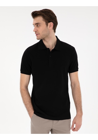 Pierre Cardin Erkek Siyah Tişört Basic 50306448-vr046 Siyah