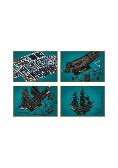Cubicfun Queen Anne's Revenge 3d Puzzle 293 Parça