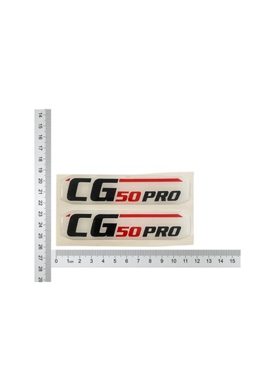 Yan Kapak Damla Sticker 2li Cg50 Pro - Universal