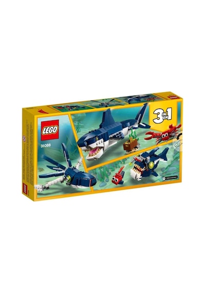 LEGO® Creator 3’ü 1 Arada Derin Deniz Yaratıkları 31088-7+ Yaratıcı Oyuncak Yapım Seti - 230 Parça