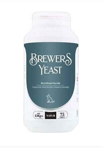 Natur Brewers Yeast Sarımsaklı Maya Köpek Tableti 75 Tb B-kompleks Ve Allicin Desteği