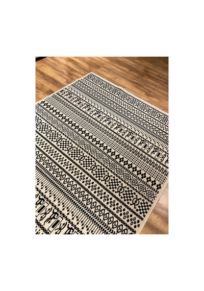 Hattuşa Ht-05 Beyaz Halı Çok Renkli